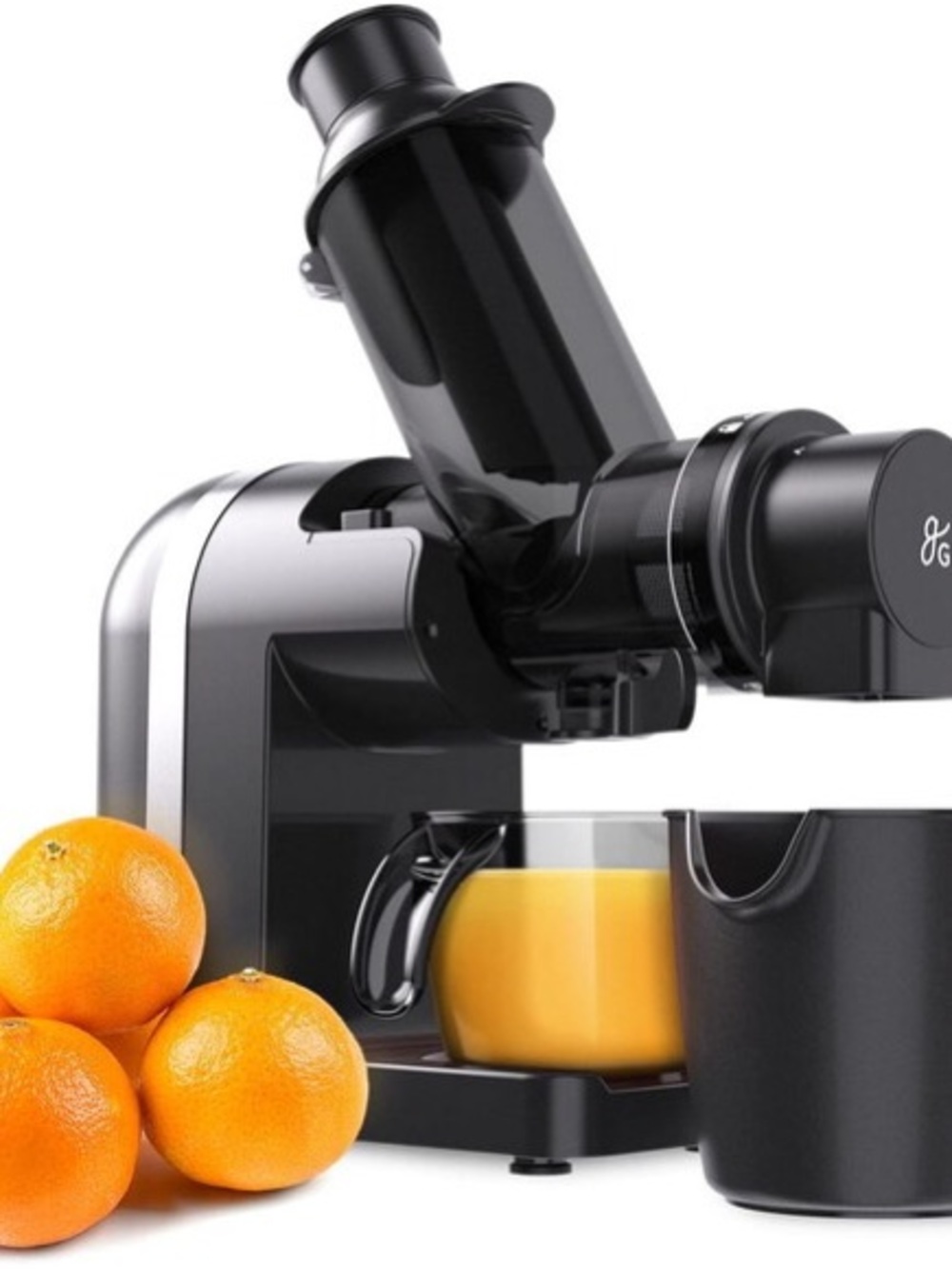 Black Slow Juicer Extractor - Efficient Cold Press Juice